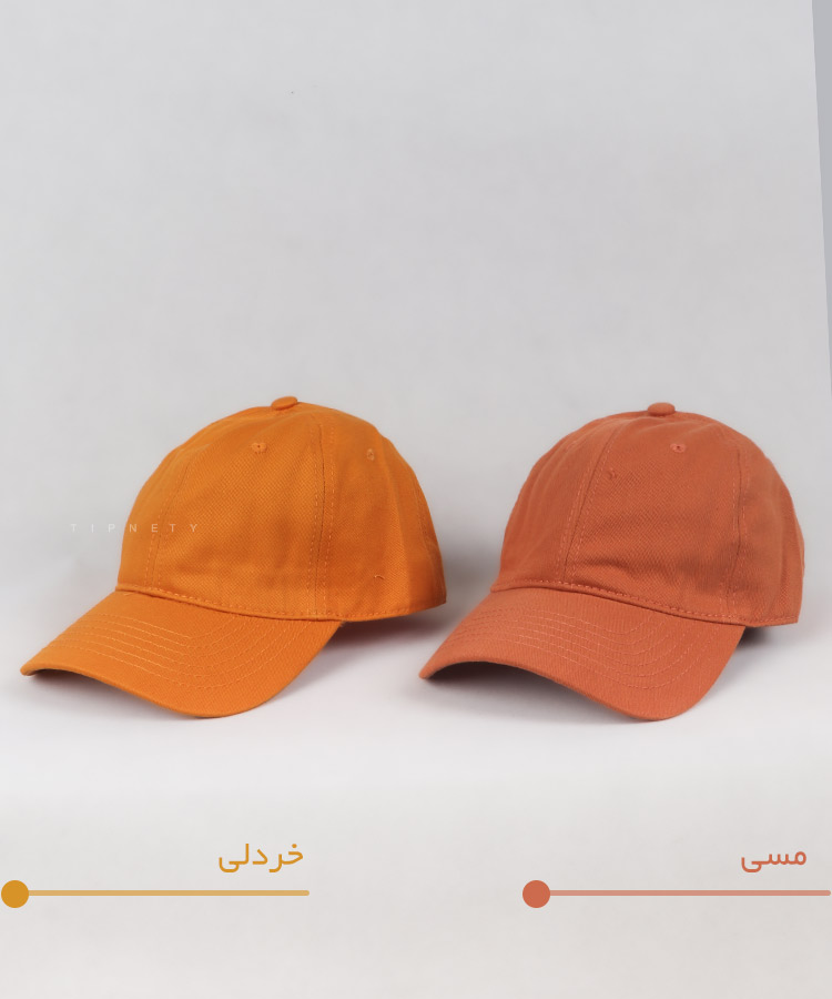 کلاه کپ کتان ساده 6257