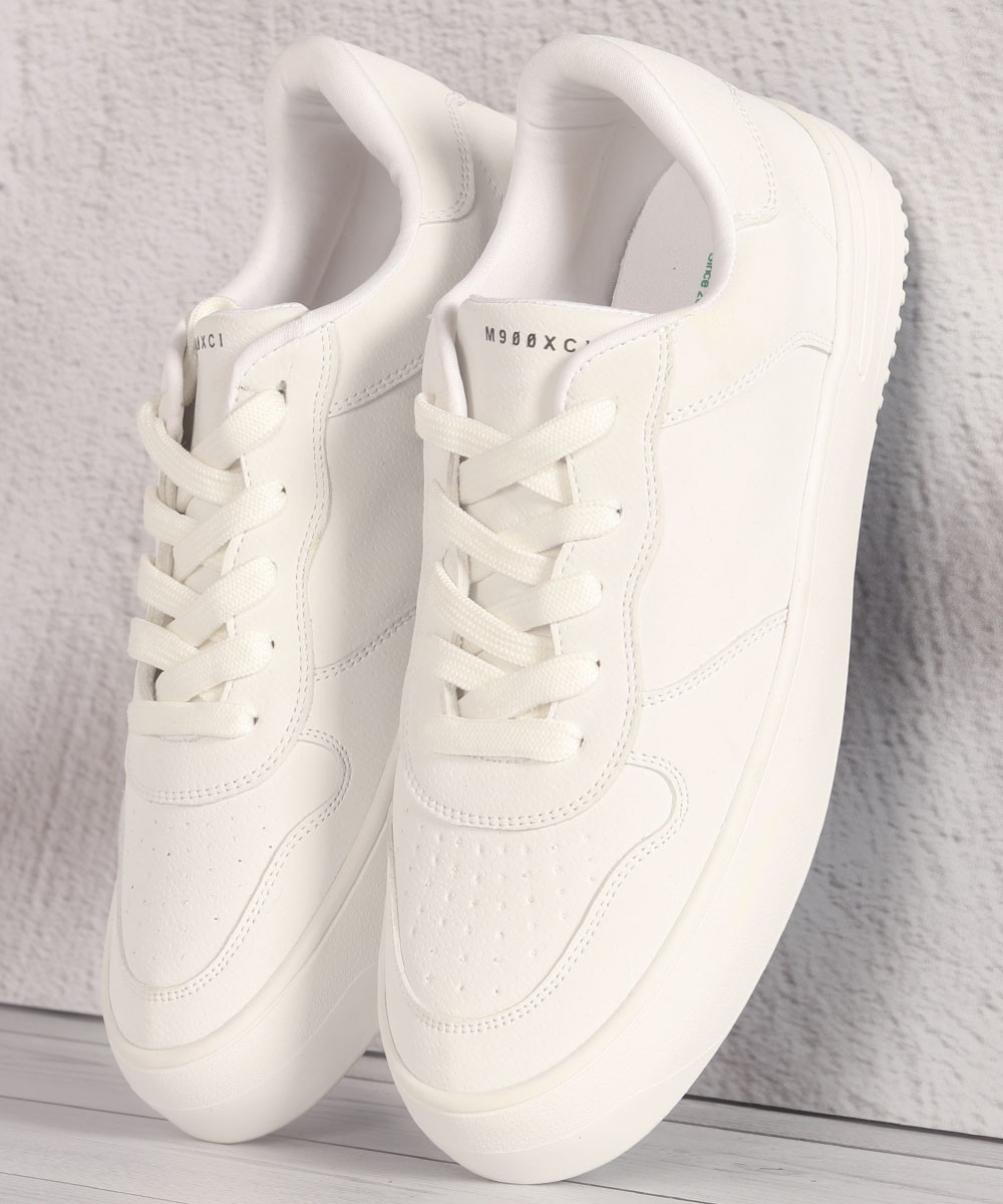 کفش ونس سفید مردانه ساده 2225