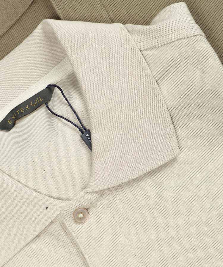                                 طوسی استخوانی صدری تیشرت یقه دار 0588  - تصویر 9