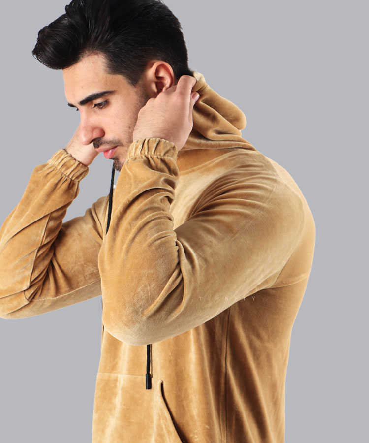                                                                                                                                                                                                                                                                 طوسی روشن زیتونی یشمی بنفش شتری خاکی آبی پاییزه هودی 5112  - تصویر 10