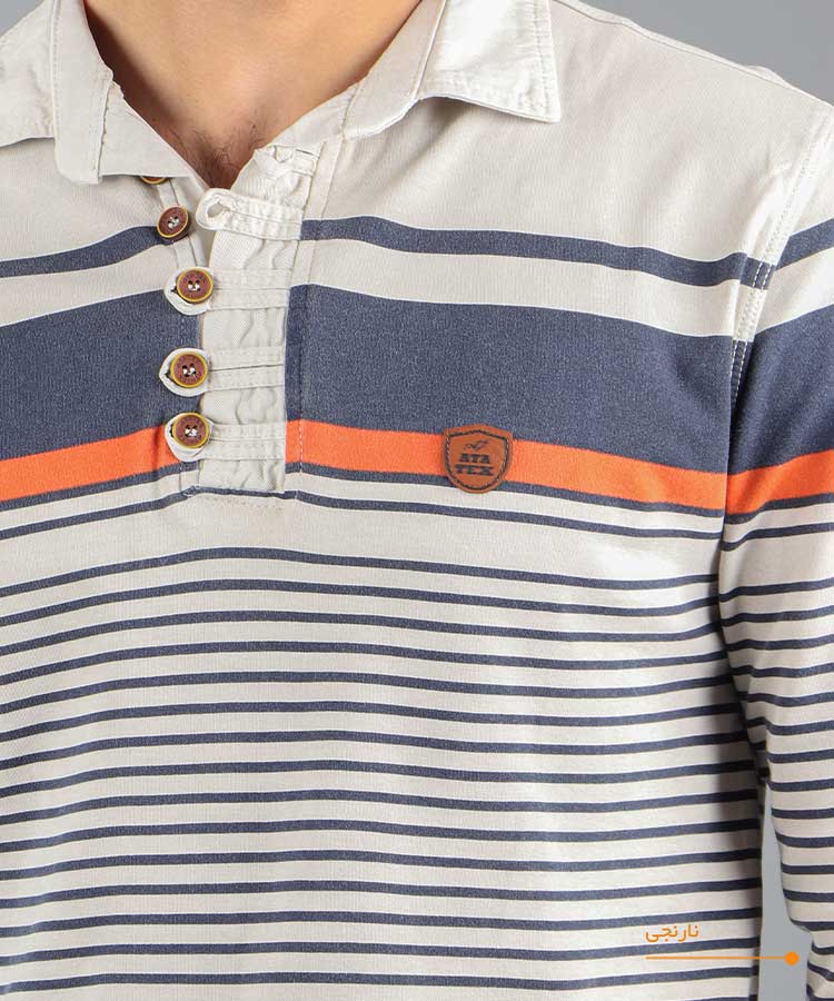                                                                                                                                                                 قرمز نارنجی آبی زرشکی پاییزه تیشرت 1253  - تصویر 4