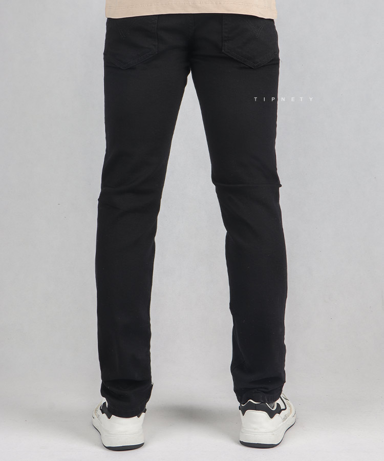 شلوار جین اسلیم مردانه مشکی 0161