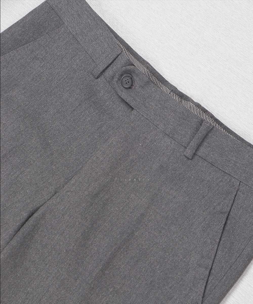                                     مشکی طوسی شلوار پارچه ای فیت 2950  - تصویر 3