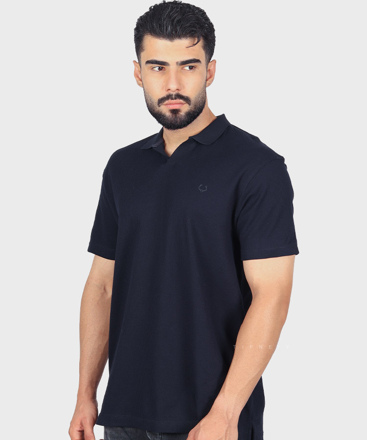                     سورمه ای کرم سفید سبز تیشرت یقه دار 2060  - تصویر 4