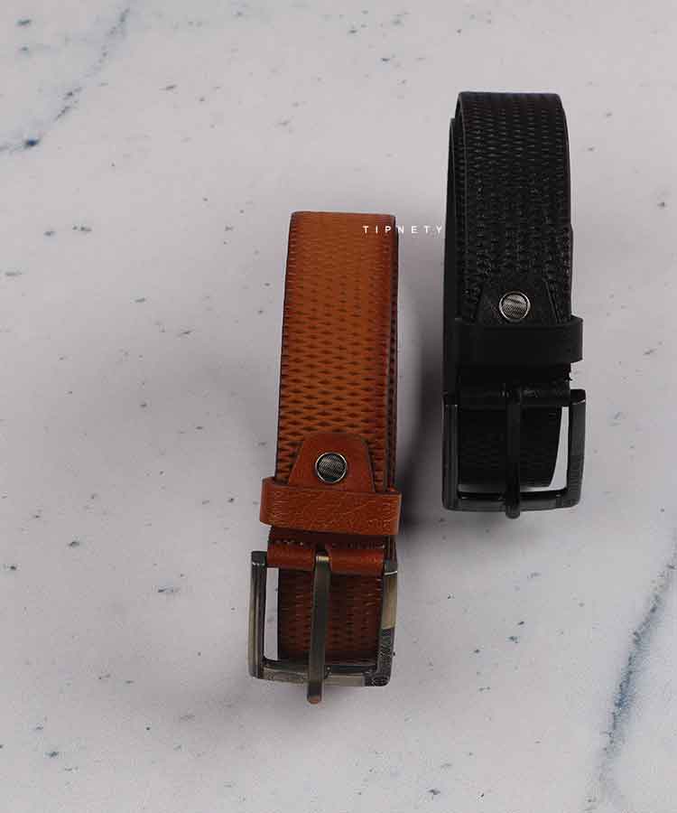 کمربند اسپرت مردانه ساده و چرمی 3102