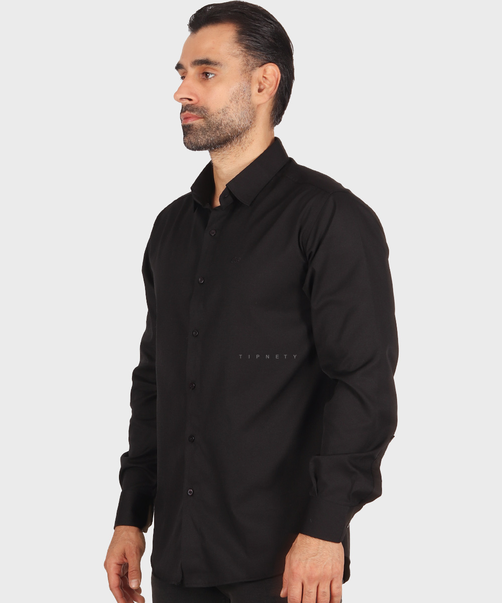                   مشکی سفید لجنی یشمی شیری فیروزه ای آبی تیره آبی روشن زرشکی سورمه ای طوسی روشن کله غازی سبز پیراهن آستین بلند فیت 0387  - تصویر 28