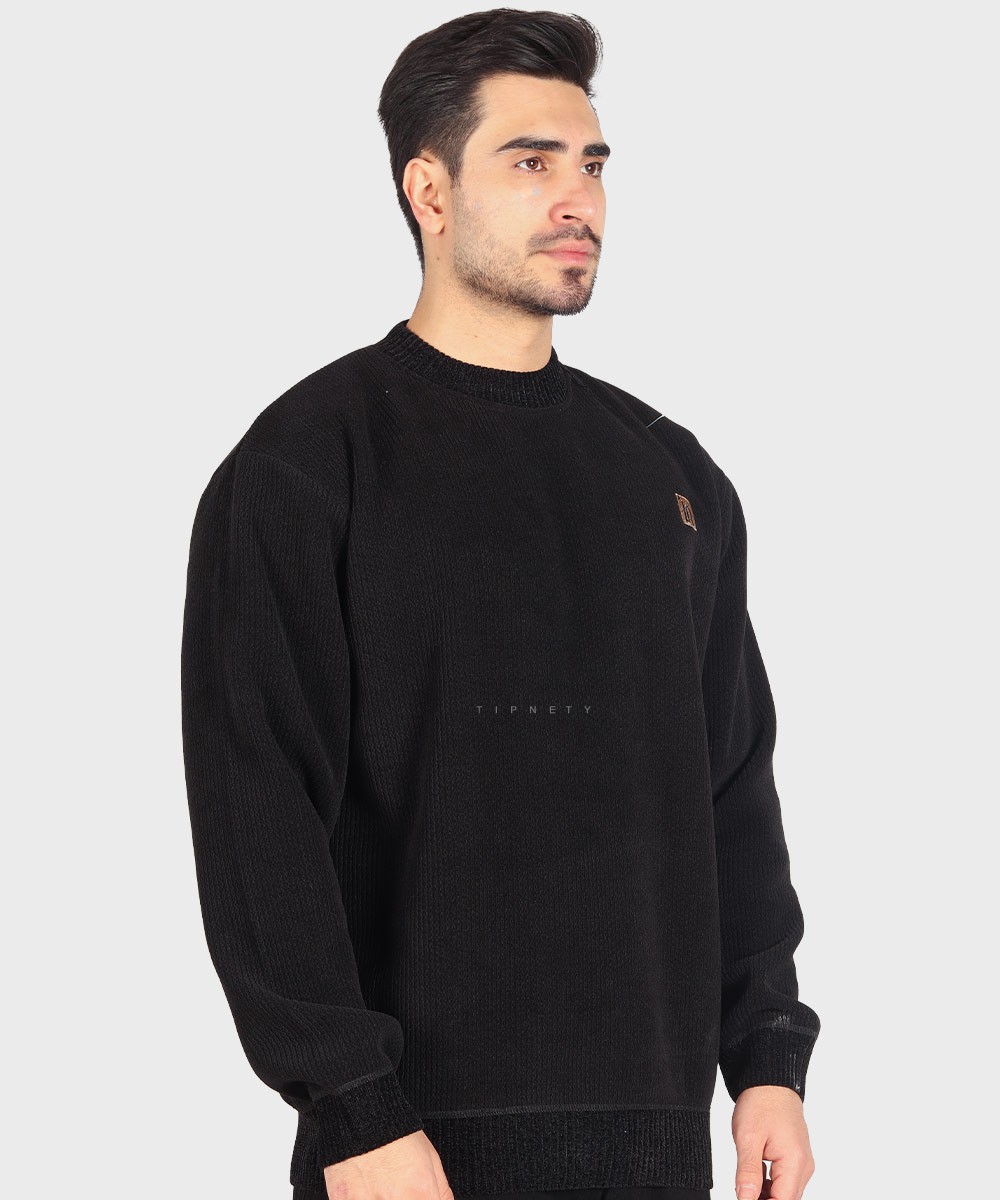 شیری عسلی مشکی پاییزه پلیور 7128  - تصویر 14