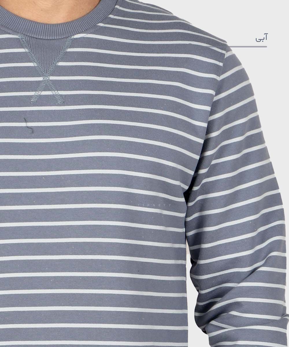                                     ملانژ آبی قهوه ای کرم سبز پاییزه پلیور 1532  - تصویر 9