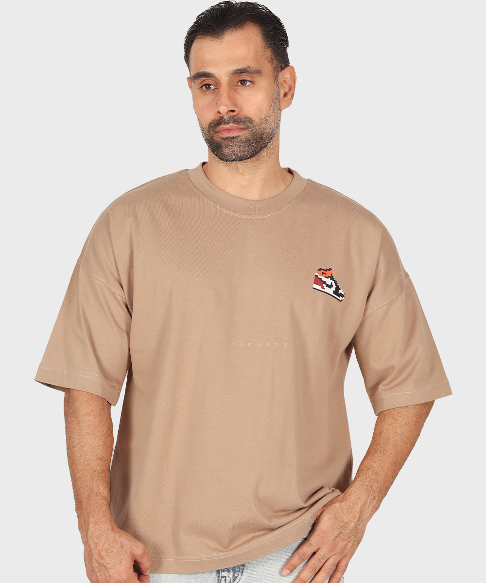 صورتی آبی روشن خاکی سفید تیشرت لش 6210  - تصویر 15