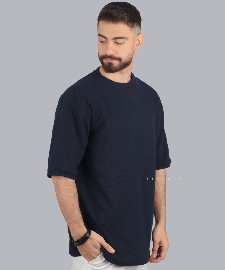                                                                                                                                                 کرم سفید لجنی یشمی دودی سبز مشکی سورمه ای تیشرت لش 1599  - تصویر 3