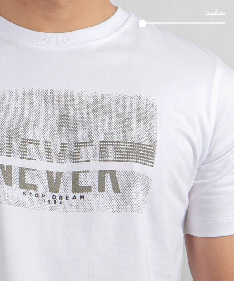                                                                                                                         مشکی نفتی سبز سفید طوسی   تیشرت چاپی 1615  - تصویر 11