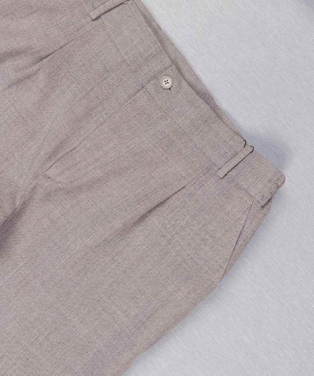                                                                 طوسی کرم شکلاتی شلوار پارچه ای مام فیت 0920  - تصویر 4