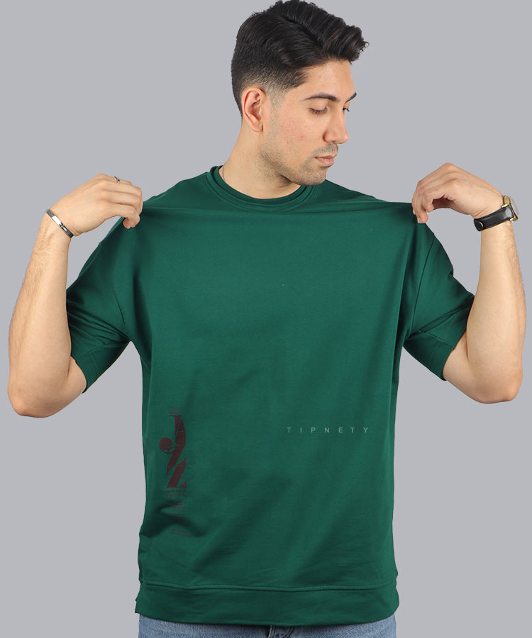 تیشرت لش طرح دار مردانه 2275