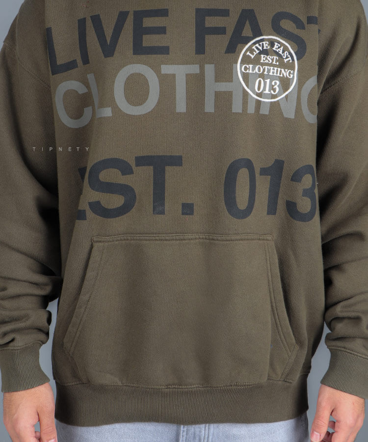                               زیتونی لجنی پاییزه هودی 6027  - تصویر 4