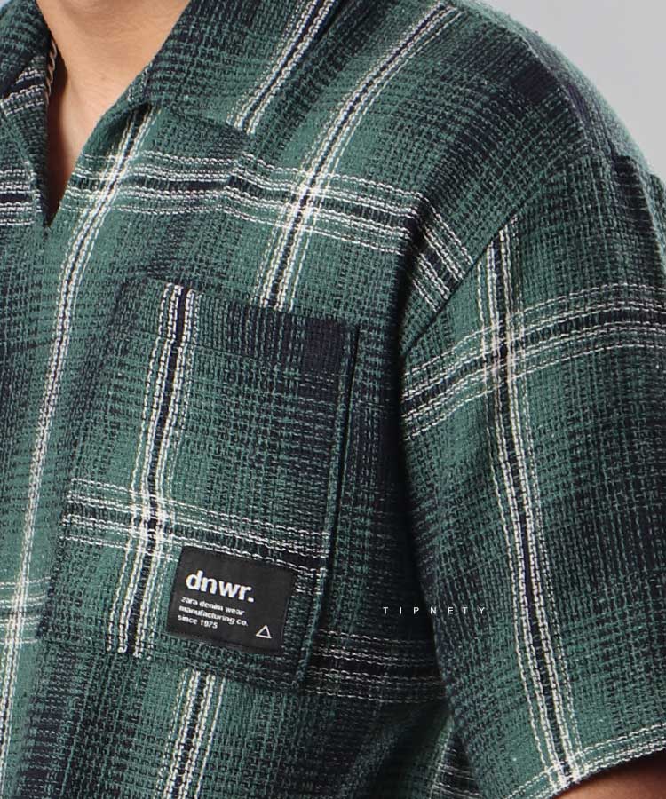 تیشرت لش یقه دار مردانه 0764