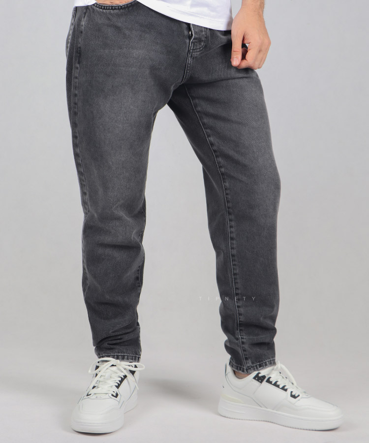 شلوار جین استریت استایل مردانه ذغالی 0982