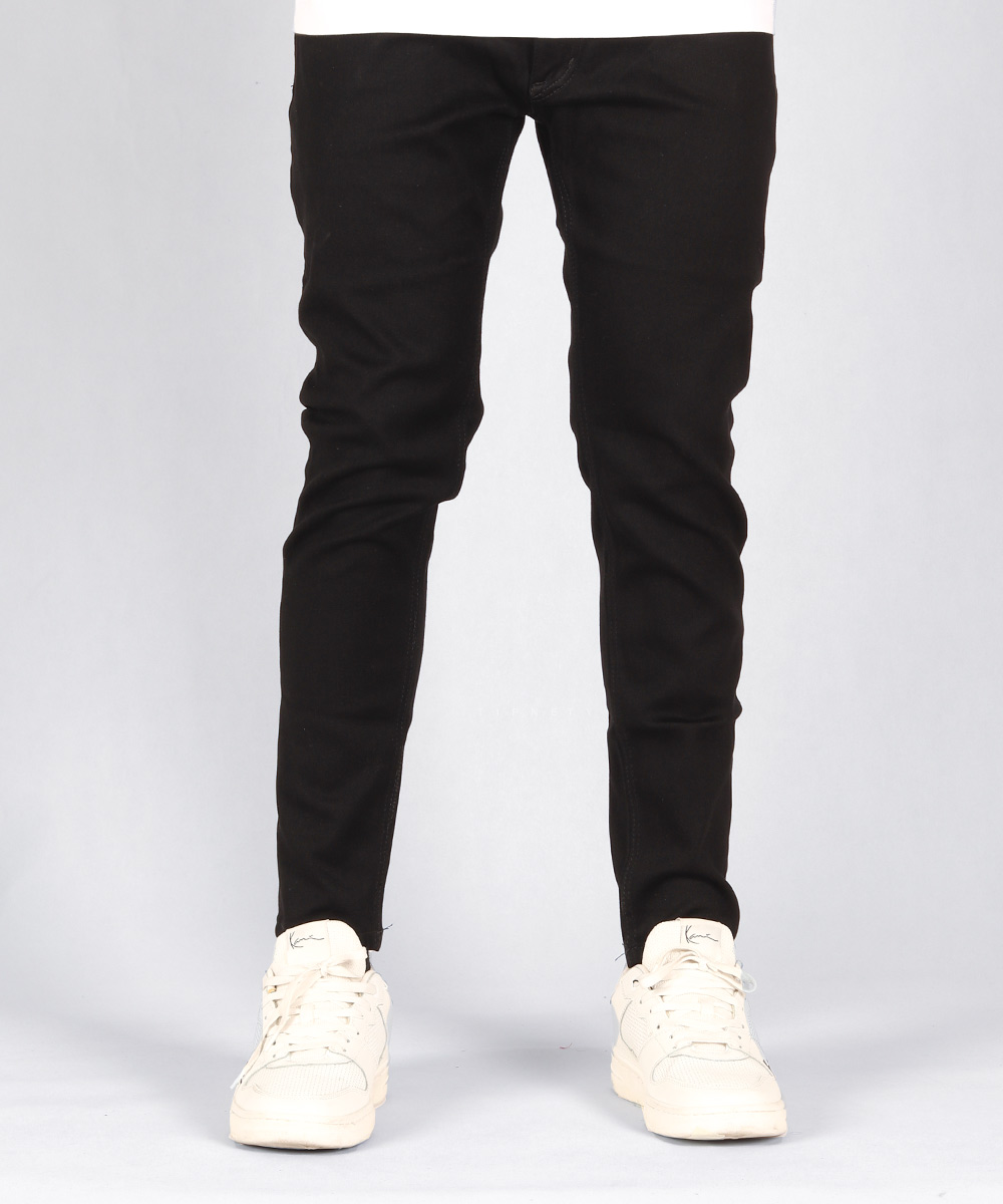 شلوار جین اسکینی مردانه مشکی 0944