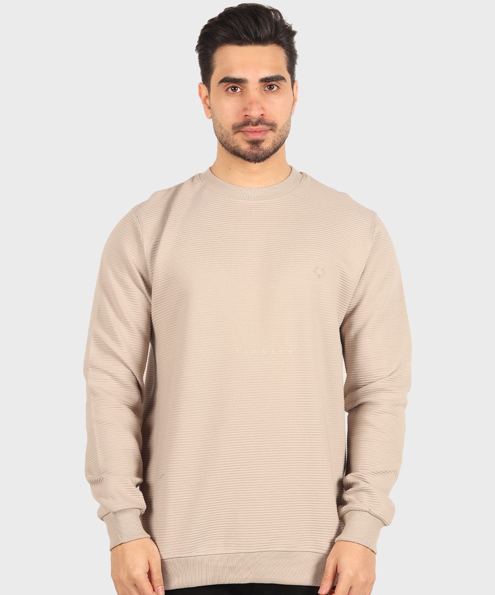 تیشرت آستین بلند مردانه یقه گرد 6046