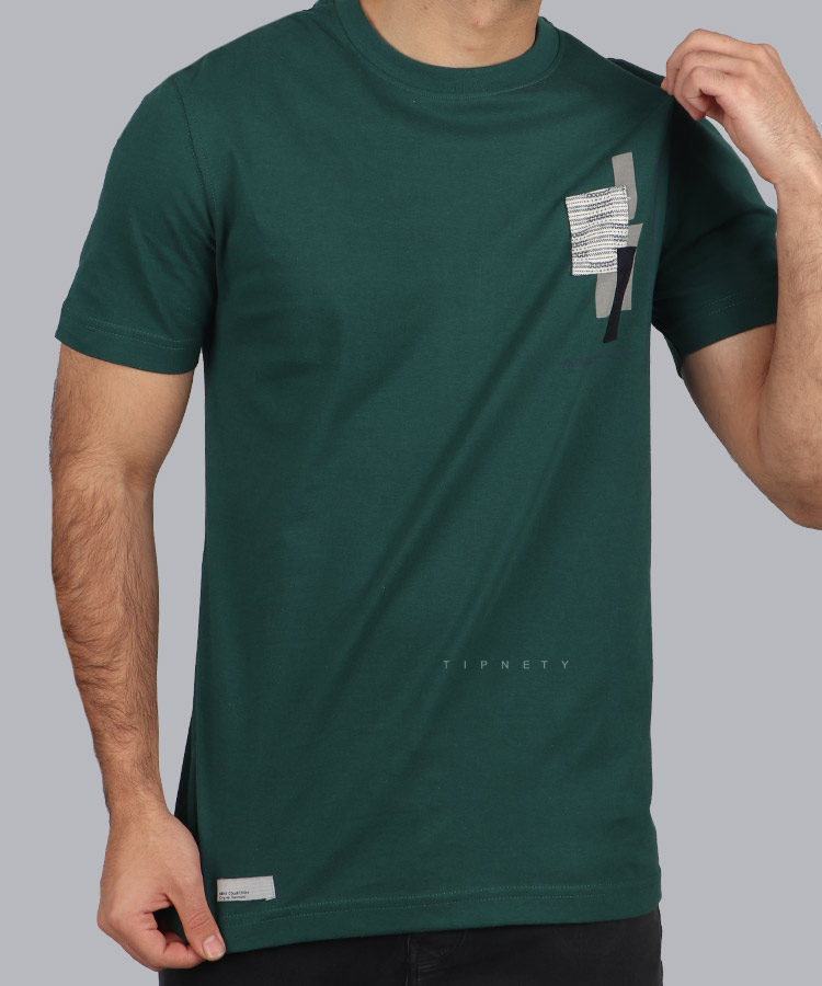 تیشرت طرح دار مردانه 2244