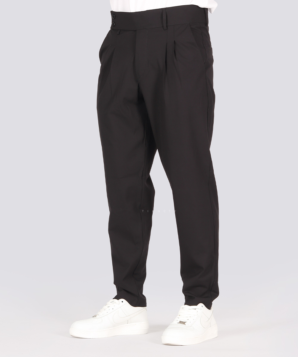         روشن       کرم مشکی سبز کرم روشن شکلاتی ذغالی شلوار پارچه ای فیت 0480  - تصویر 24