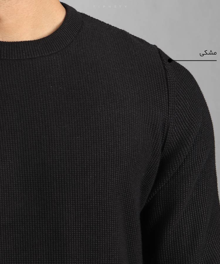                                                                                 مشکی سورمه ای نوک مدادی پاییزه پلیور 1401  - تصویر 4