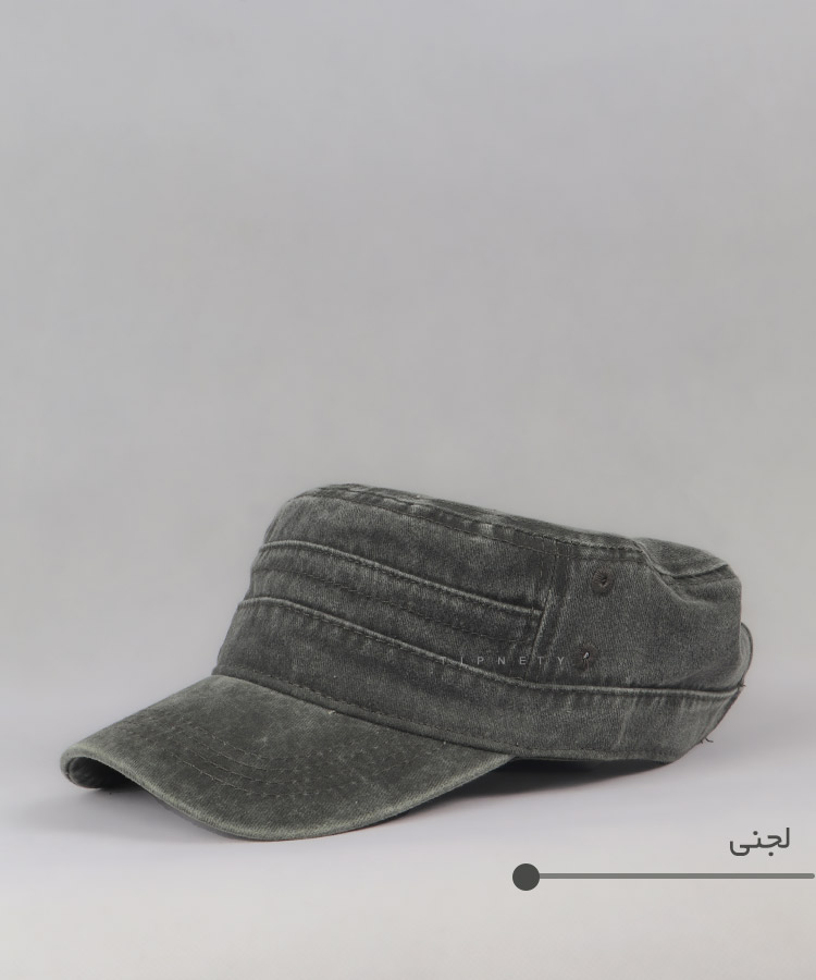                                     طوسی نفتی کرم لجنی ذغالی کلاه نقابدار 6255  - تصویر 5