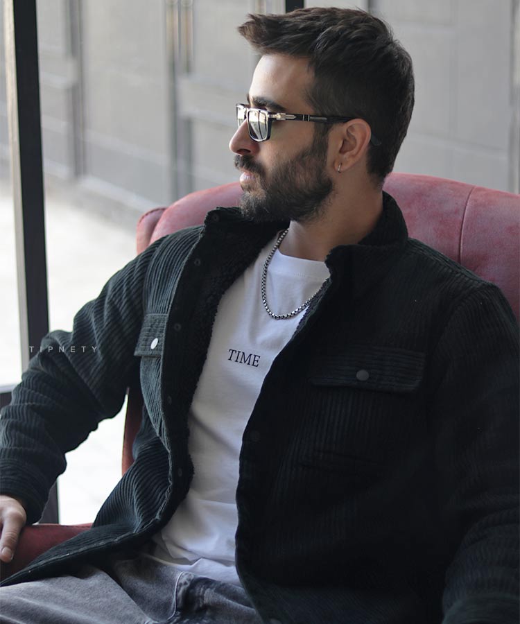 کاپشن کبریتی و دو جیب 6011