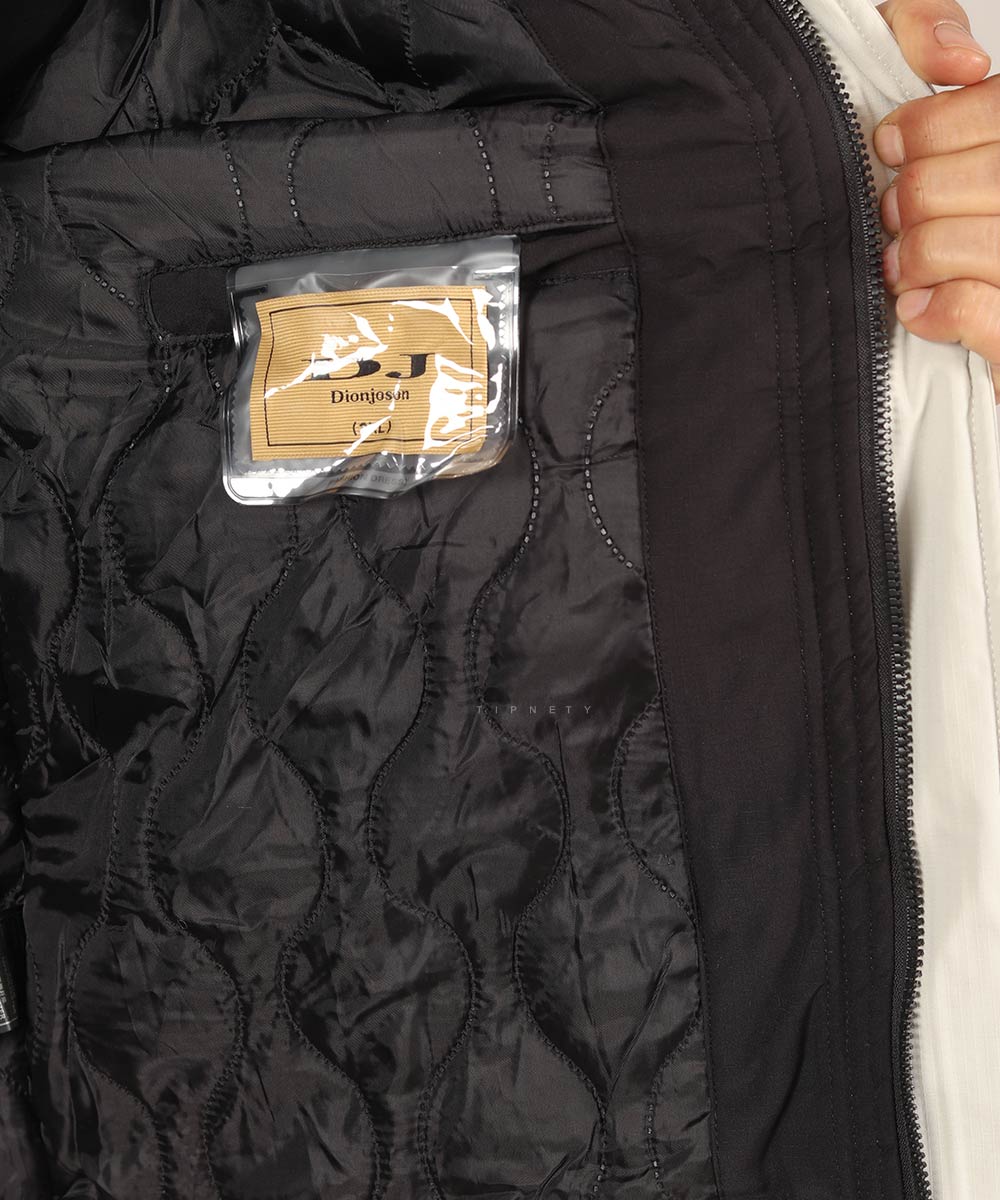           سبز استخوانی مشکی فسفری زمستانه کاپشن 7301  - تصویر 12