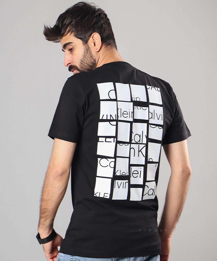 تیشرت طرح دار مردانه کالوین کلین 1968