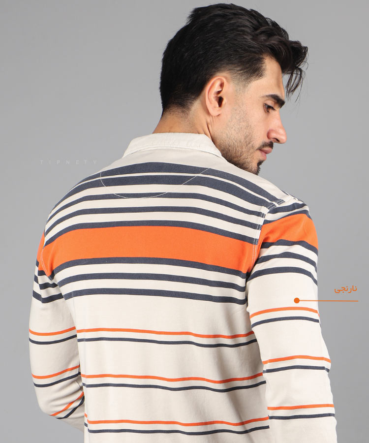                                                                                                                                                           نارنجی آبی سبز قرمز پاییزه تیشرت 1259  - تصویر 7