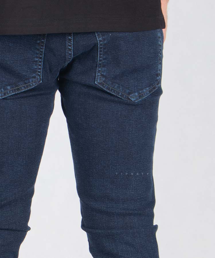 شلوار جین اسکینی مردانه ساده 3666