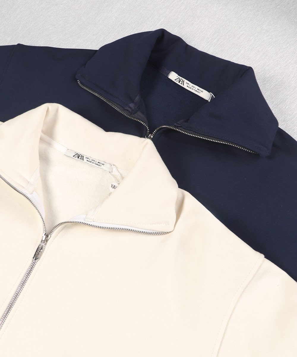                                 سورمه ای مشکی شیری طوسی آبی روشن کرم قهوه ای پاییزه سویشرت 5086  - تصویر 22