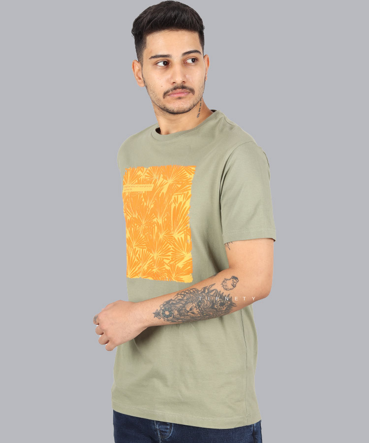                                 سبز تیشرت چاپی 0302  - تصویر 3