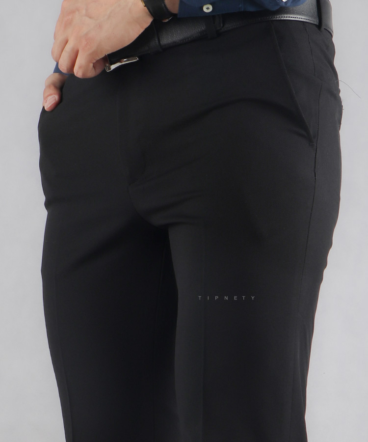                                                 ذغالی سورمه ای طوسی روشن طوسی تیره مشکی شلوار پارچه ای راسته 0121  - تصویر 7