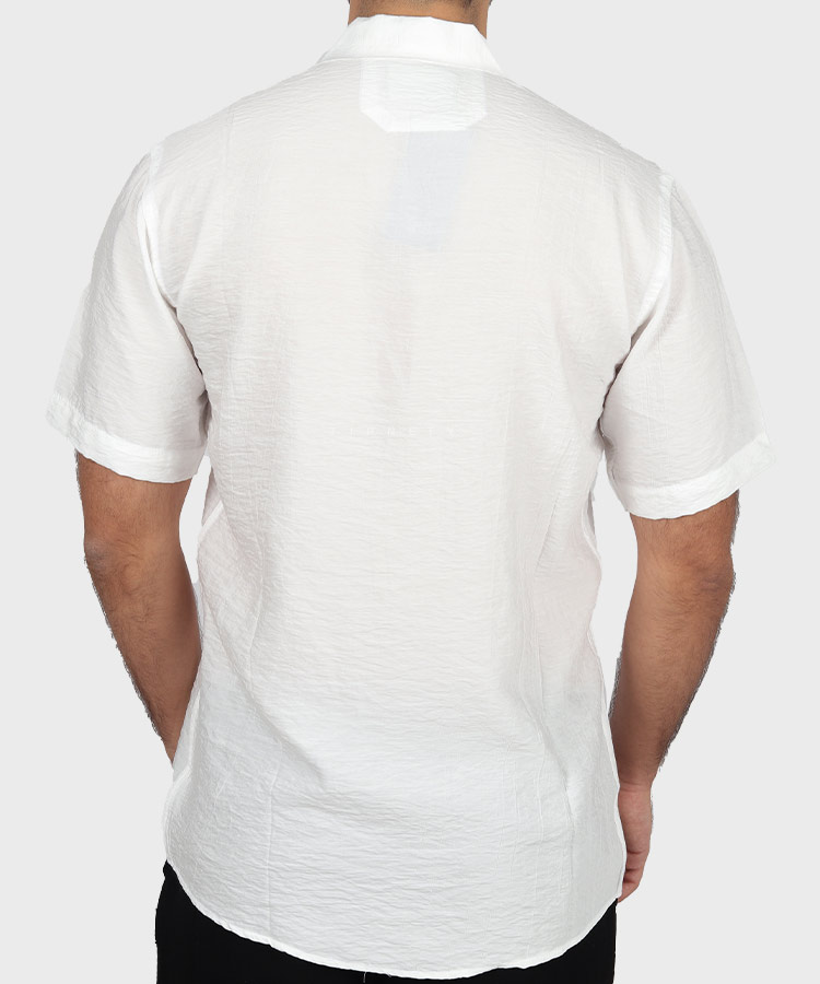                         سبز کرم شکلاتی شیری مشکی پیراهن آستین کوتاه فیت 4331  - تصویر 6