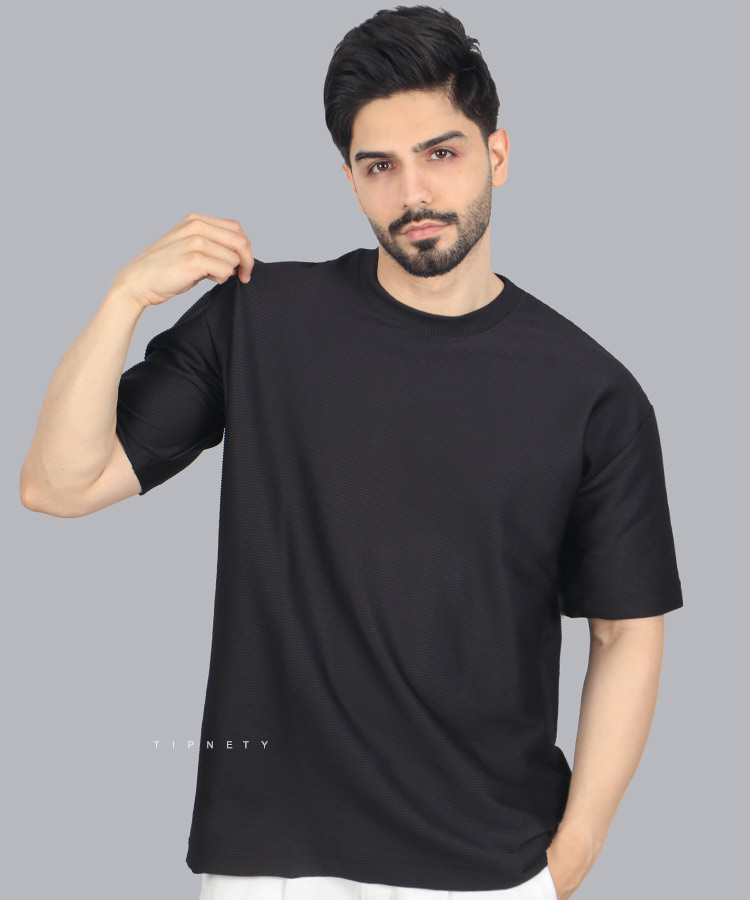                                                                                       مشکی سفید شیری تیشرت لش 1732  - تصویر 3