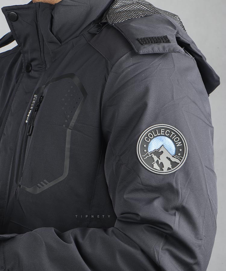                                                                                                                                   زرد سورمه ای مشکی سبز زمستانه کاپشن 3012  - تصویر 12