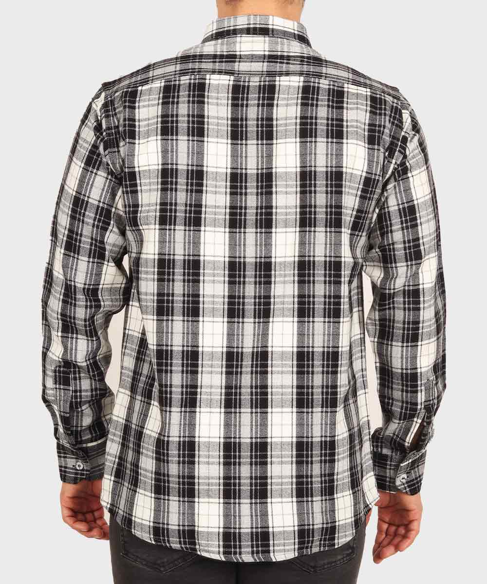         سفید پاییزه پیراهن 0165  - تصویر 4