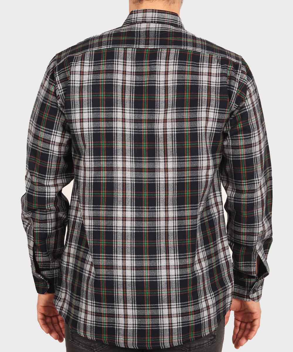         سورمه ای پاییزه پیراهن 0161  - تصویر 4