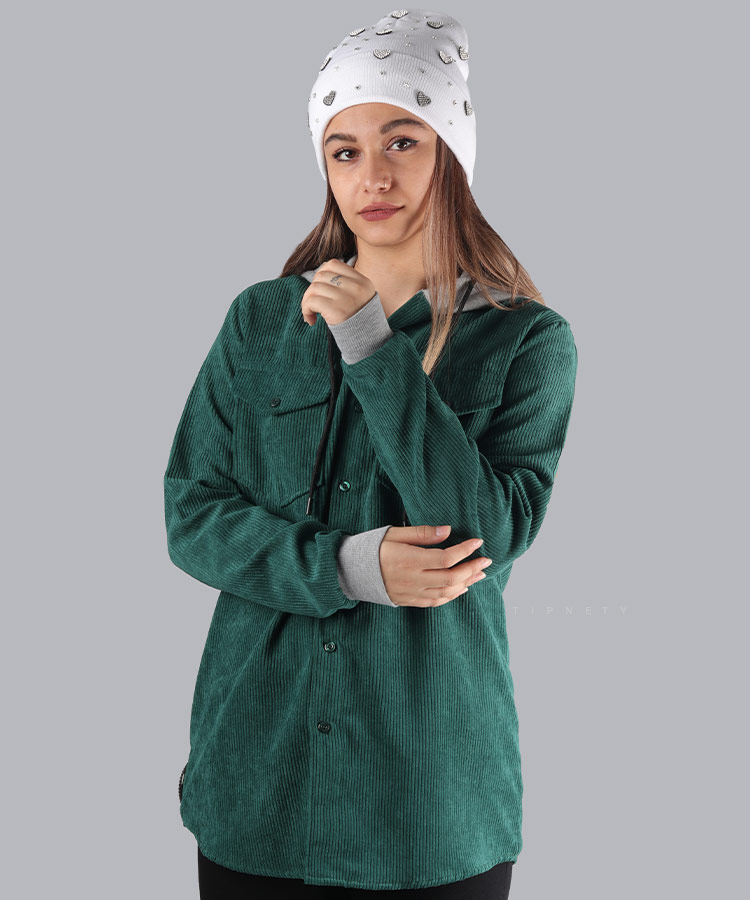                                                                                                                                                                                                                                                                                                                                 شتری دودی طوسی خردلی سبز زیتونی سورمه ای مشکی کرم پاییزه سویشرت 2460  - تصویر 6