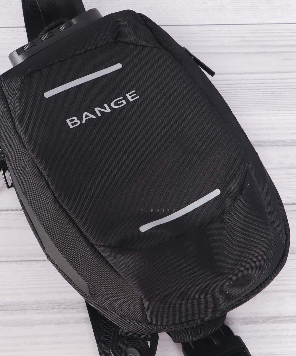 کیف بادی بگ مشکی رمز دار Bange کد 1955