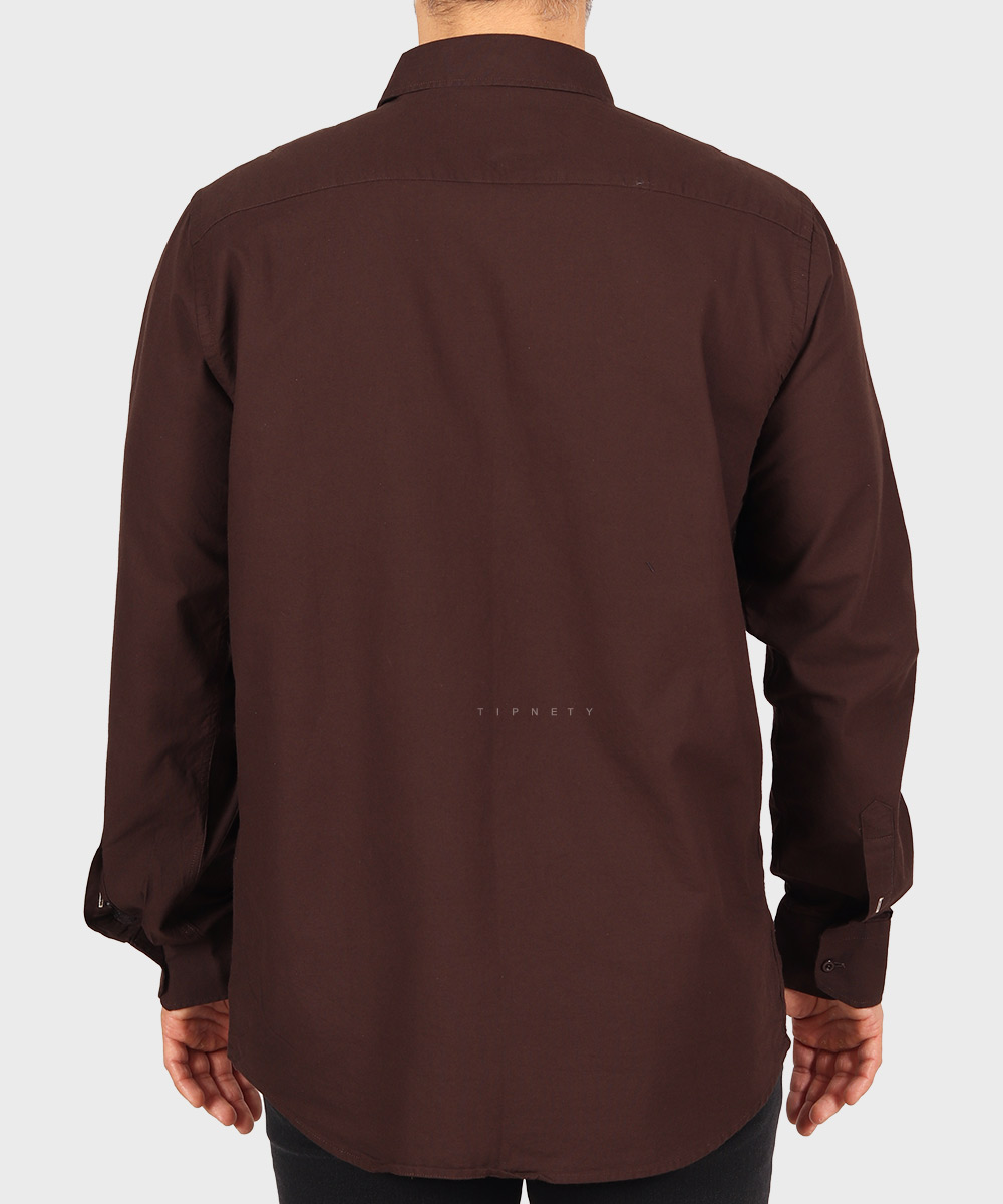                                                             سفید سورمه ای قهوه ای سبز مشکی آبی روشن لجنی ذغالی پیراهن آستین بلند فیت 5499  - تصویر 21