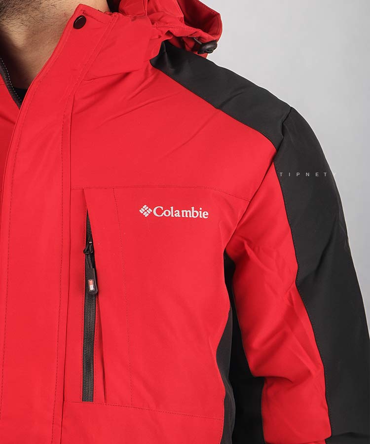                                                                                                                                                                                                 مشکی آبی                             قرمز لجنی زمستانه کاپشن 2208  - تصویر 5