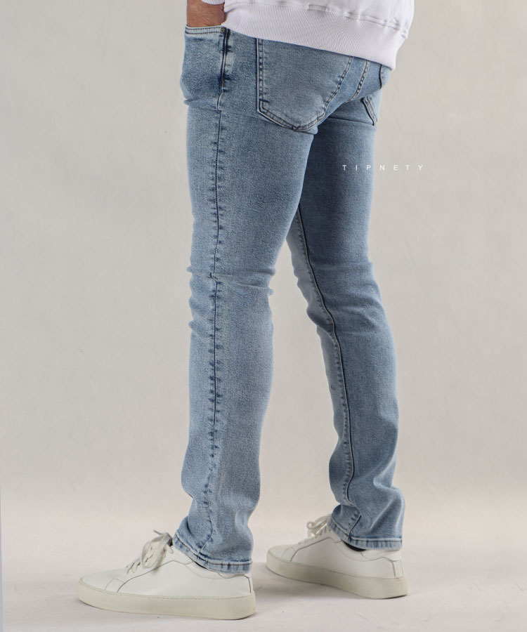 شلوار جین اسلیم مردانه ساده 3756