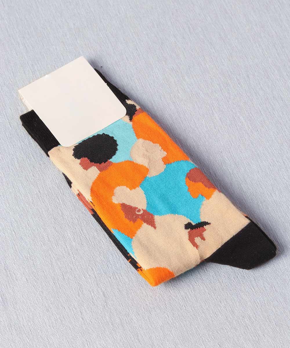 جوراب ساق بلند طرحدار 1028