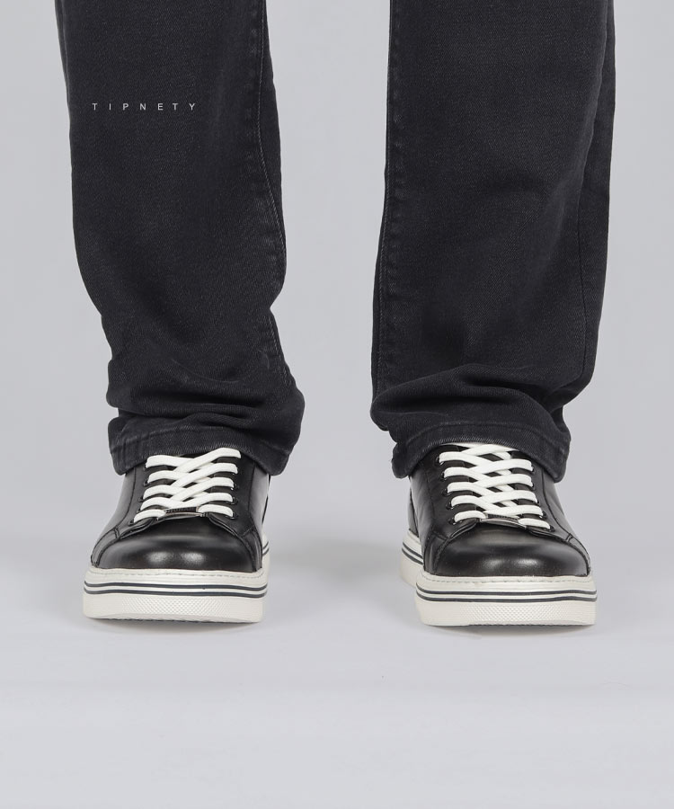                                                                             مشکی سفید طوسی کفش کژوال 0267  - تصویر 7