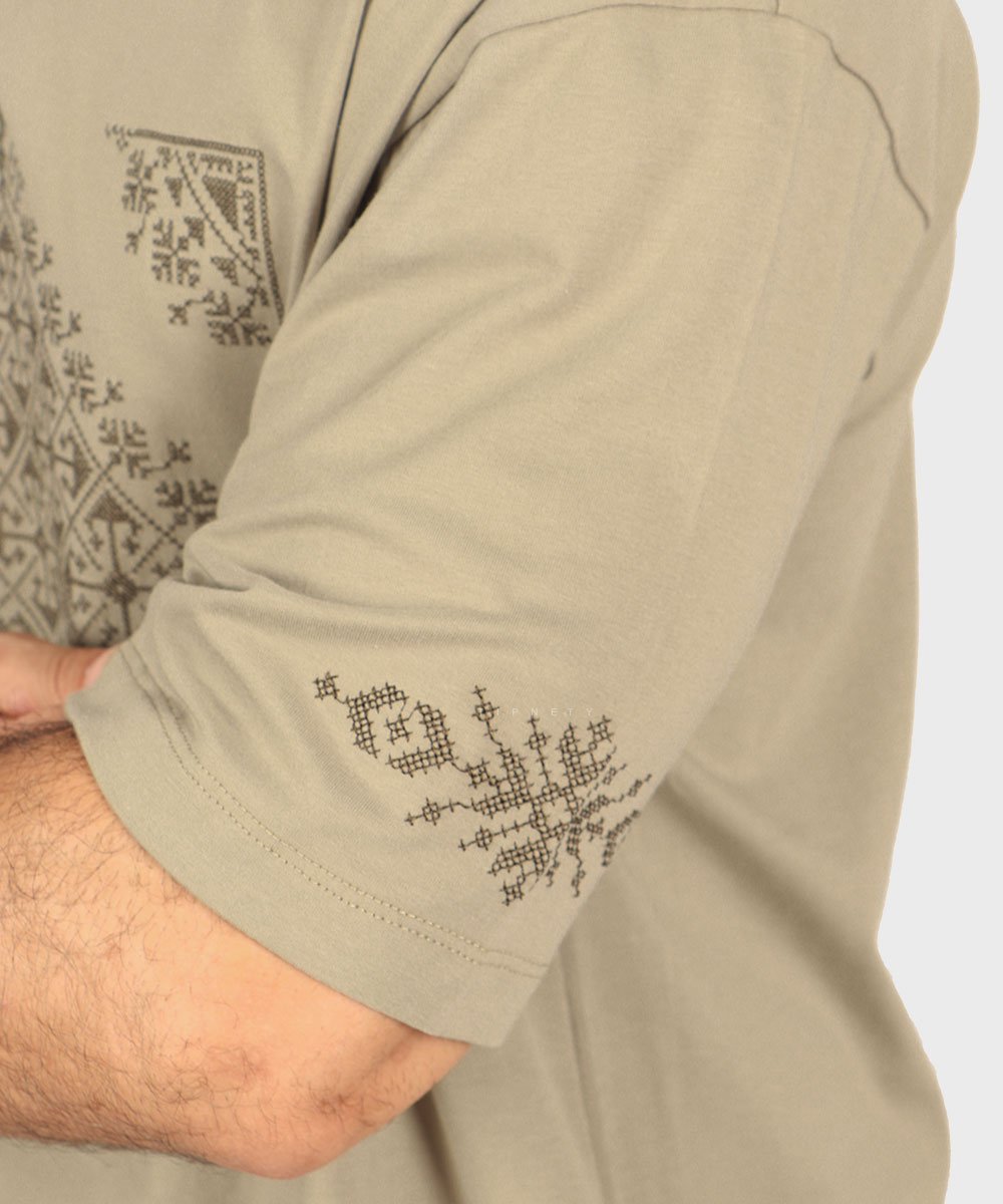           لجنی آبی روشن صدری زرشکی تیشرت لش 1719  - تصویر 11