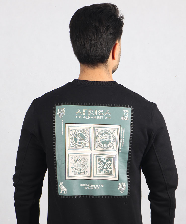                                                         طوسی مشکی سبز پاییزه پلیور 1256  - تصویر 6