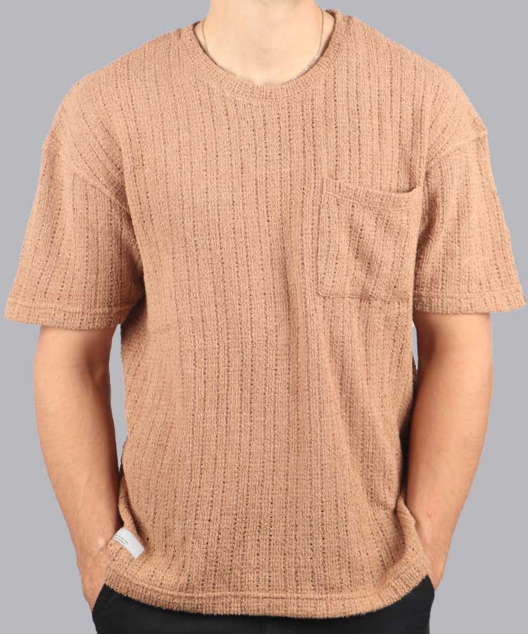                                                                                                                                                                                                             سفید طوسی تیره کرم مشکی خاکی تیشرت لش 3206  - تصویر 3