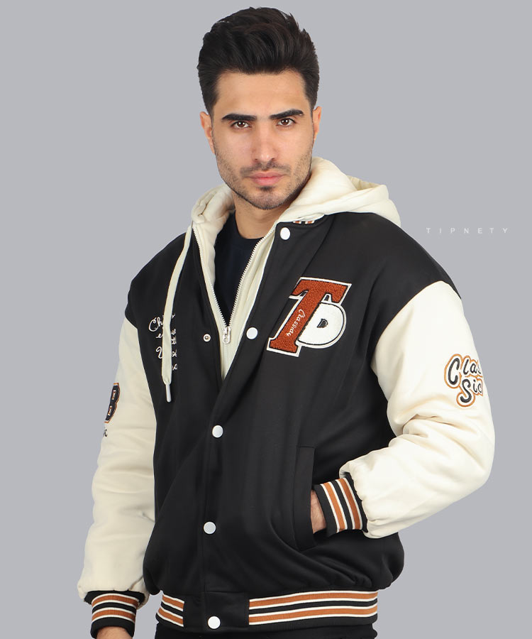                                                                                                                                                 مشکی شتری سبز پاییزه سویشرت 5818  - تصویر 3